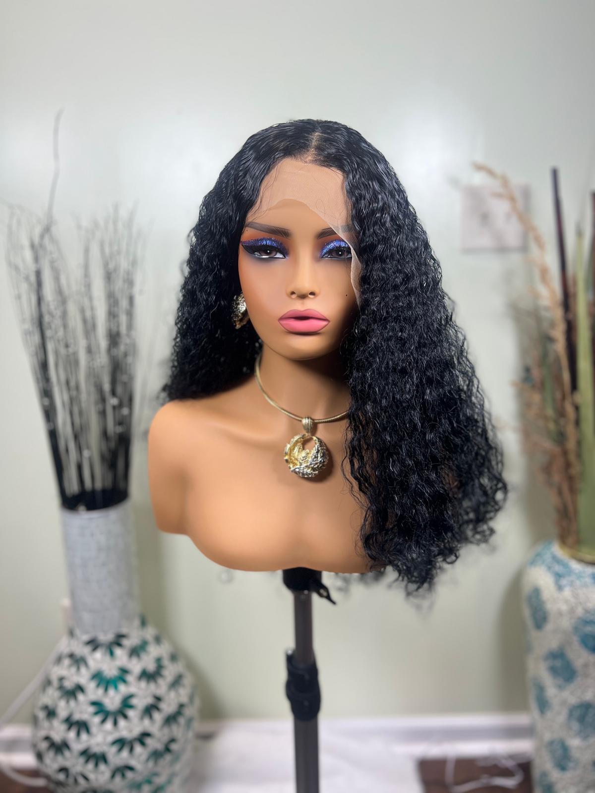 Curly premium blend wig