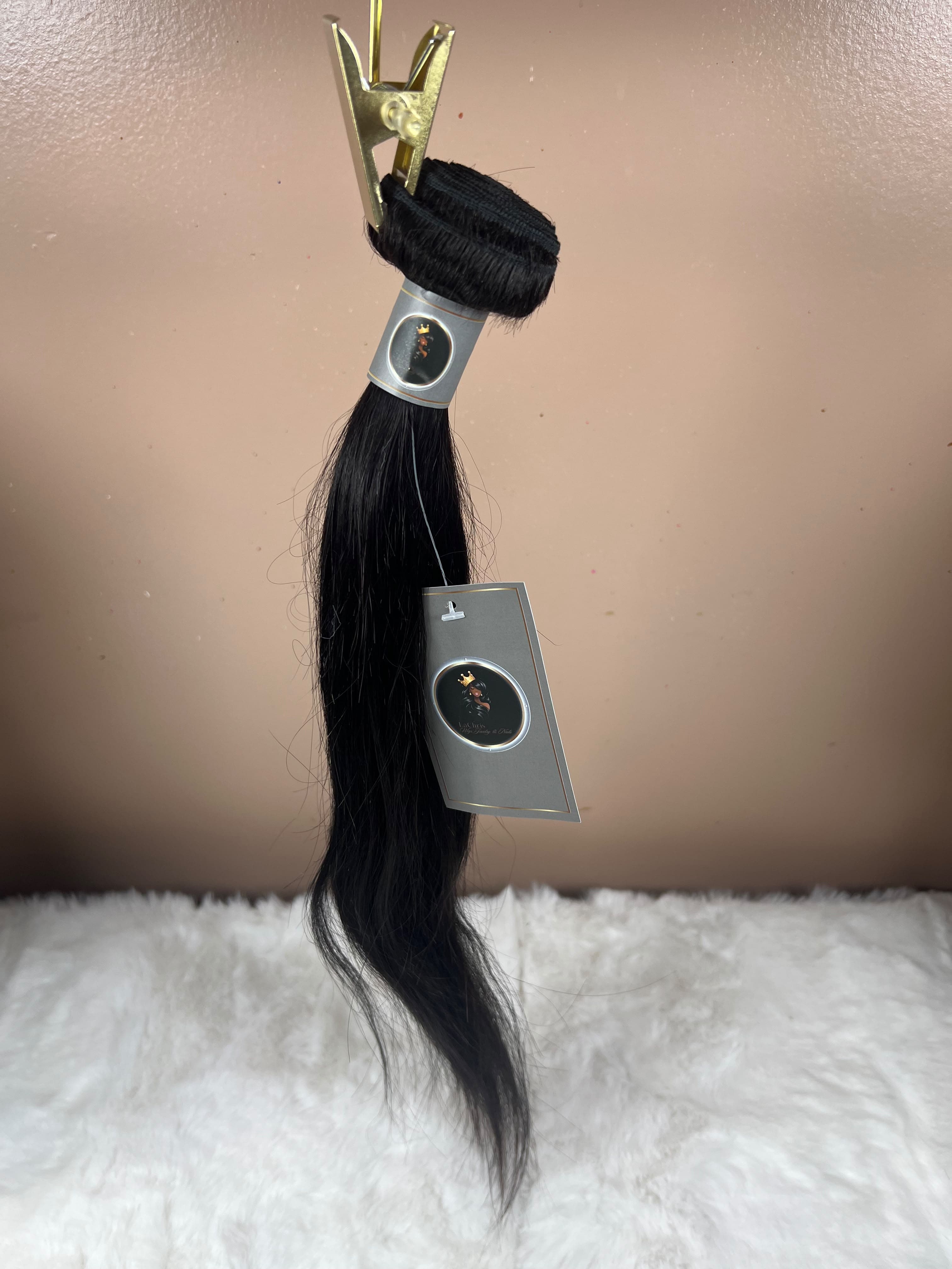Straight Hair Bundles Back