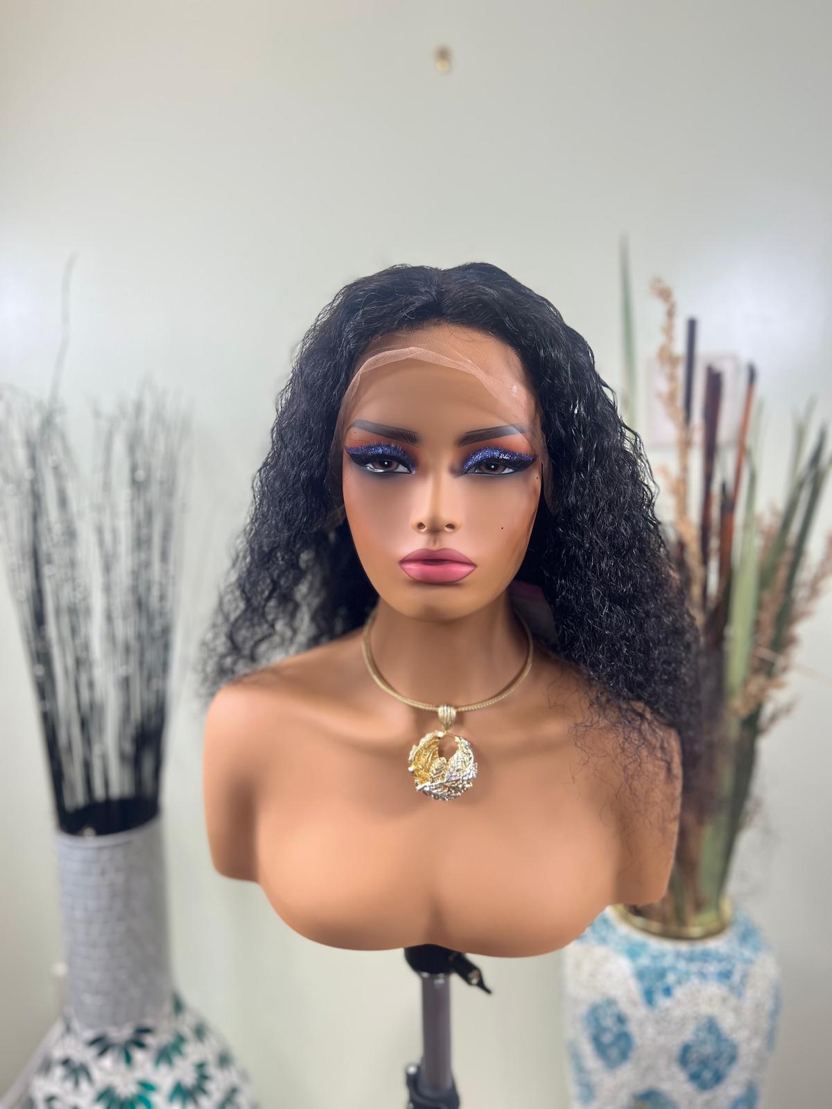 Water wave frontal wig